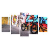Tableau de Décoration BMX Style Street Art Quintyque Multicolore