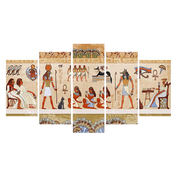 Tableau de Décoration Égypte Antique Monde Quintyque Multicolore