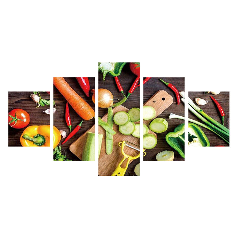 Tableau cuisine carte du monde Fruits et Légumes