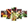 Tableau de Décoration Légumes Cuisine Kitchen Quintyque Multicolore