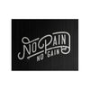 Tableau de Décoration No Pain No Gain Style Citation Format Paysage Noir et Blanc