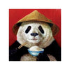 Tableau de Décoration Panda pour Chambre Animaux Portrait Carré Multicolore